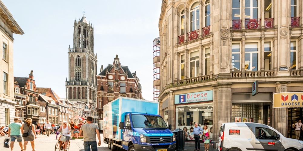 Centraal Boekhuis – CB – Utrecht – Dom – Stadsdistributie – Groen – Zero emissie – duurzaam