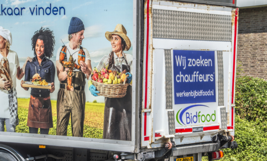 A Bidfood Truck At Amsterdam The Netherlands 2018
