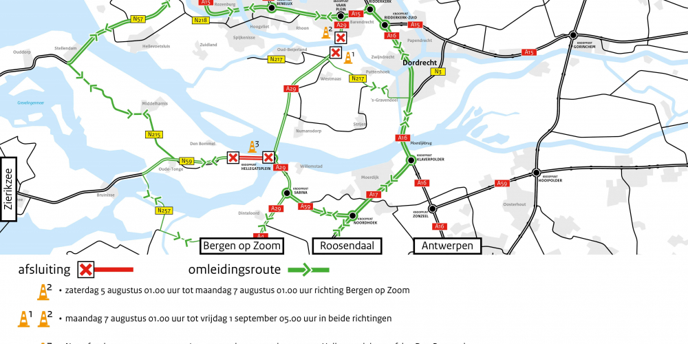 Omleidingenkaart Heinenoordtunnel_afsluiting_Augustus_WEB